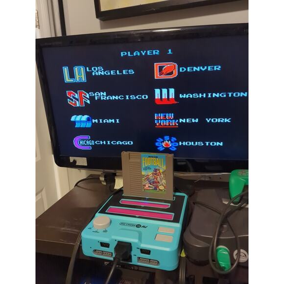 NES PLAY ACTION FOOTBALL - Nintendo NES Compete In Box Test - Picture 12 of 12